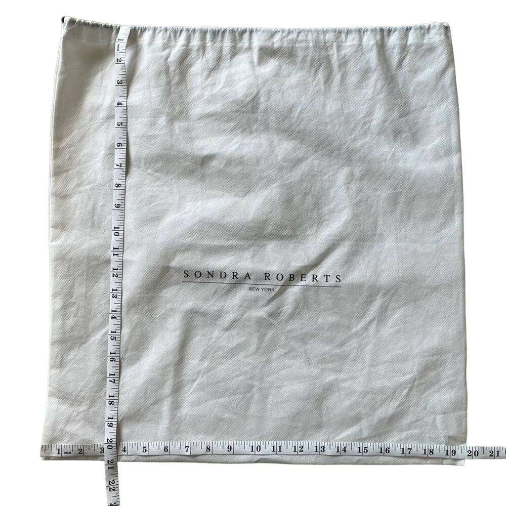Sondra Roberts White Dust Bag